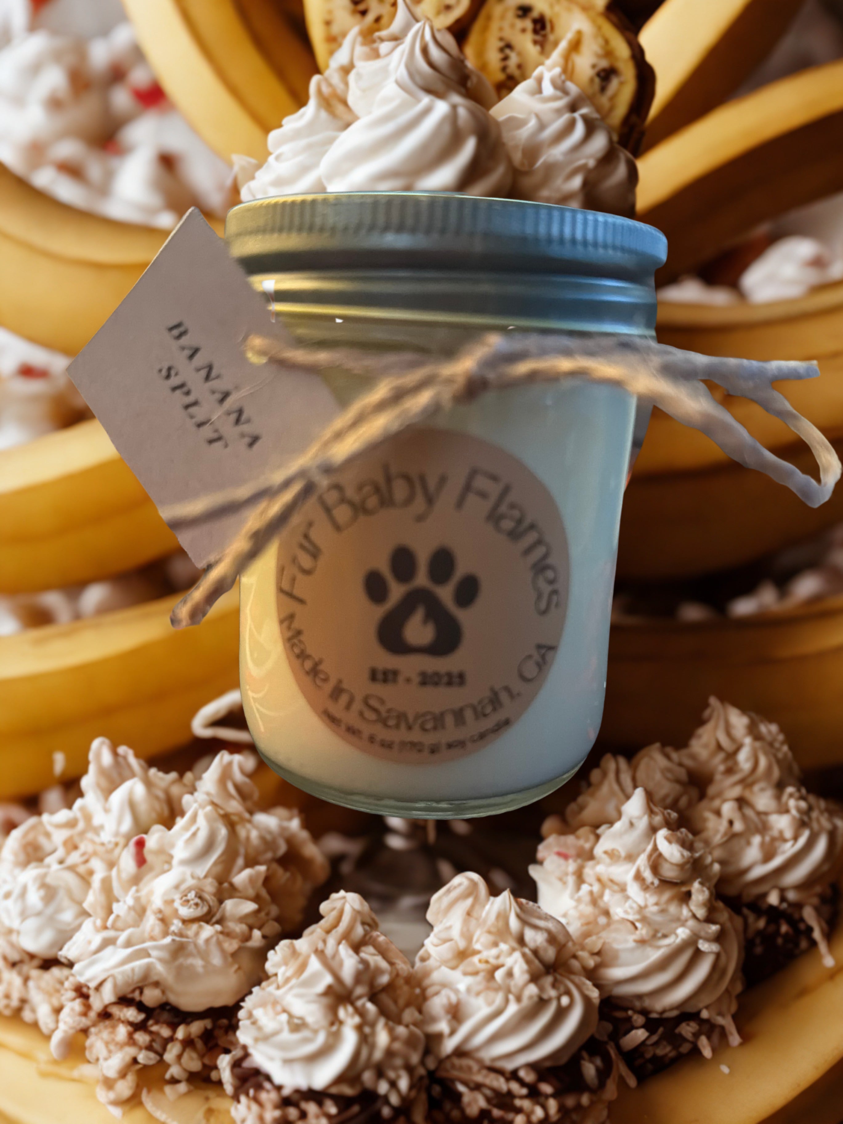 Banana Split Handcrafted Soy Candle | 6 oz