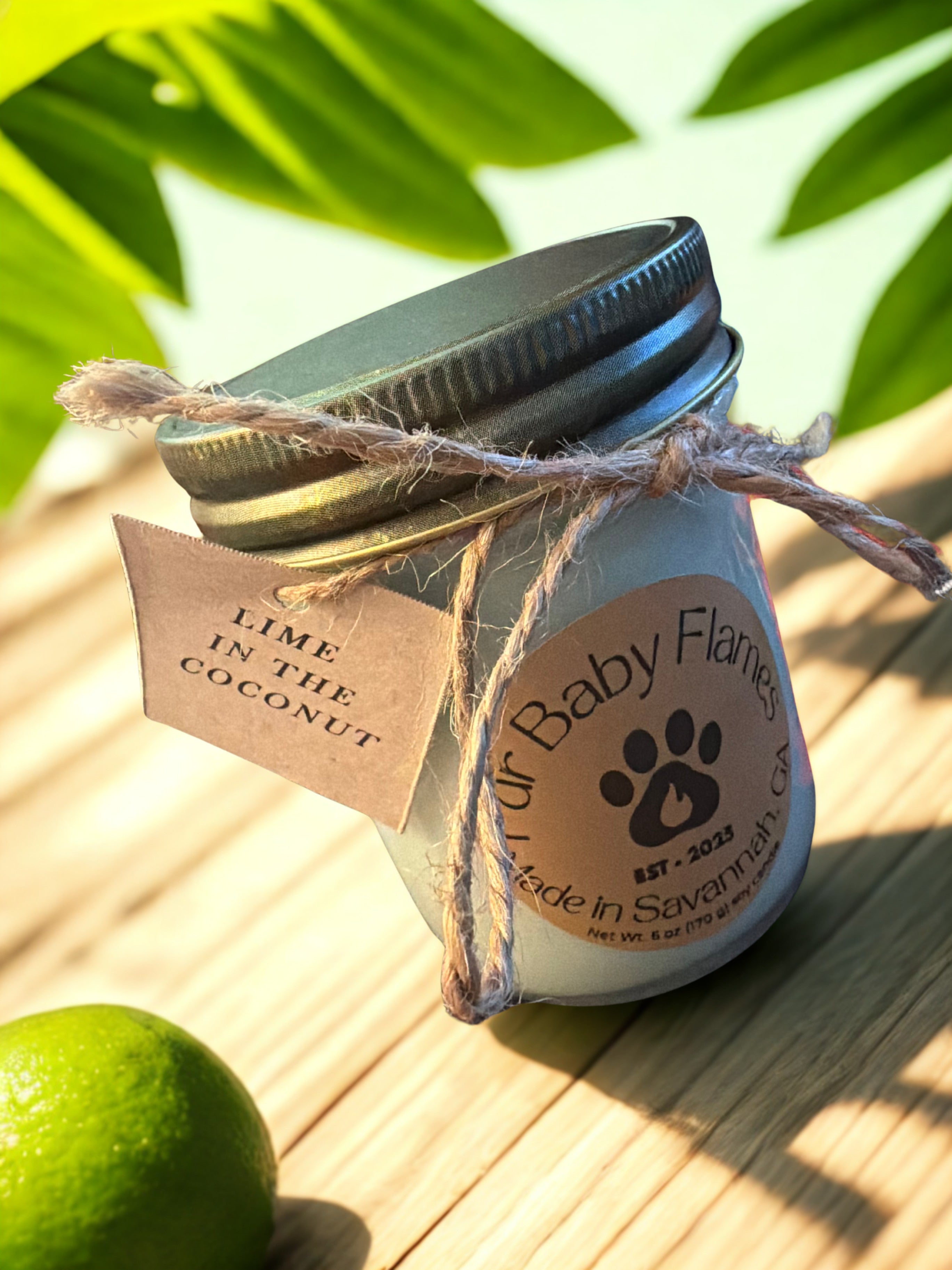 Lime in the Coconut Handcrafted Soy Candle | 6 oz