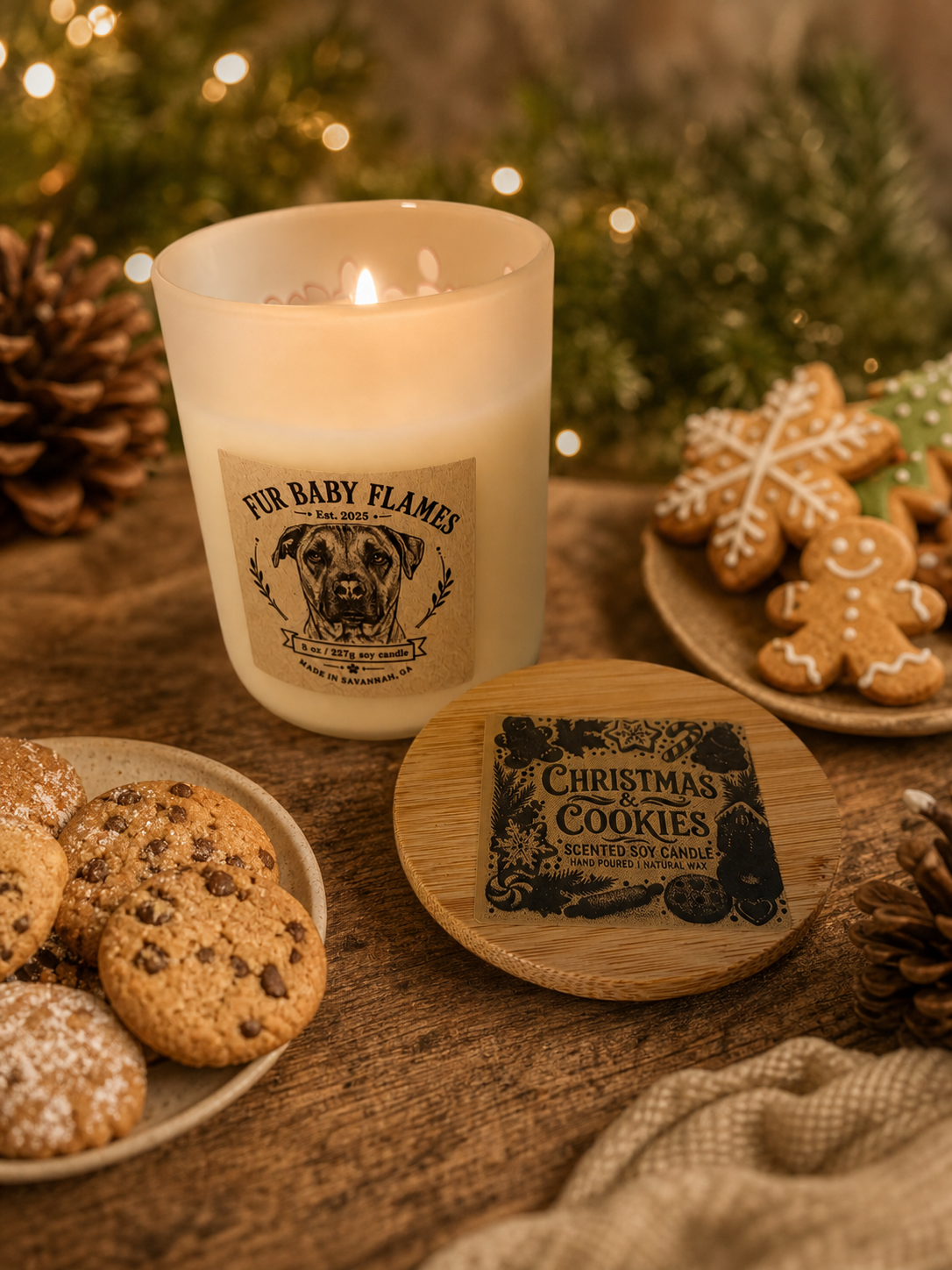 Christmas Cookies Soy Candle | 8 oz (227g)
