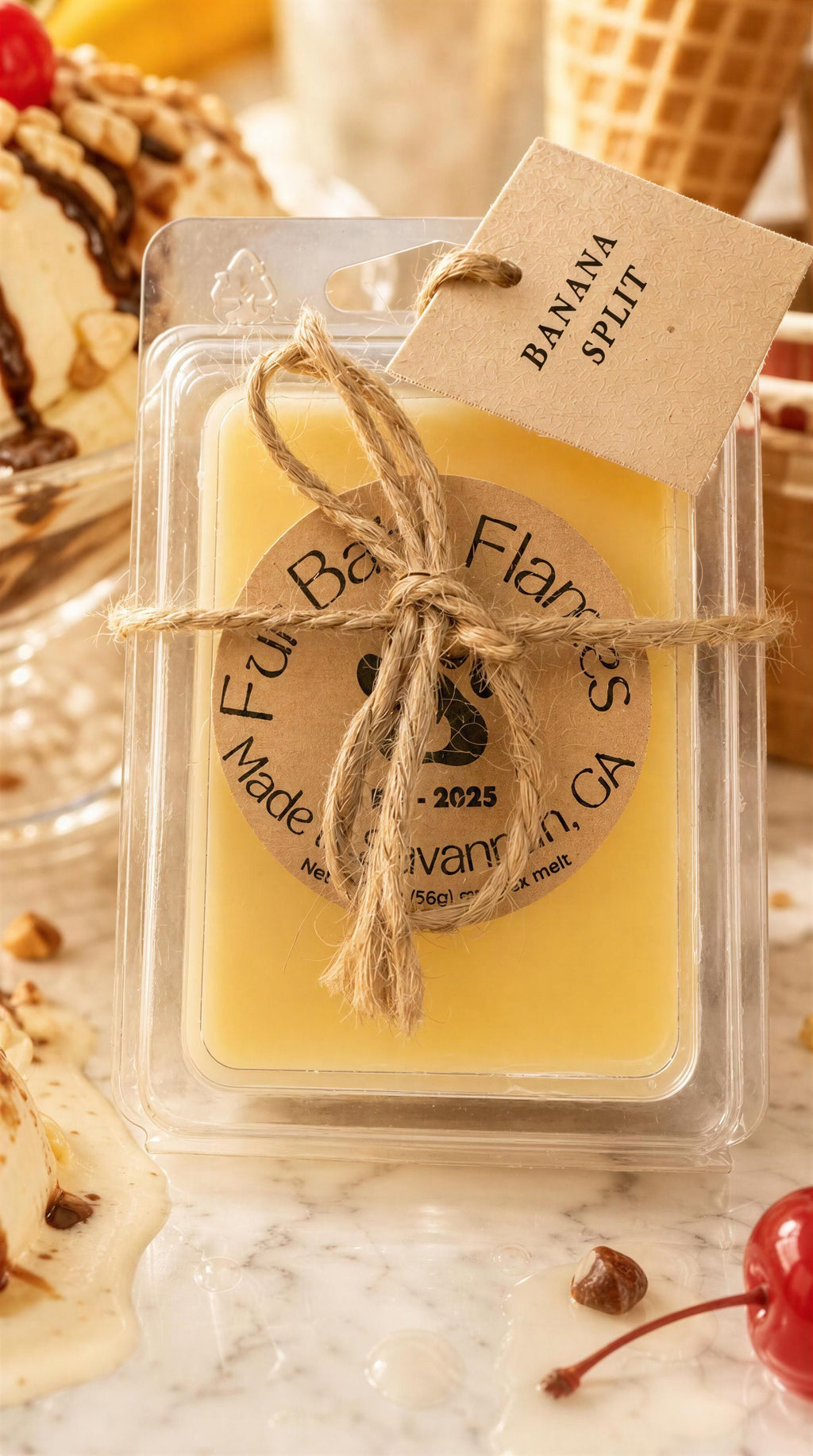 Banana Split Soy Wax Melts | 2 oz (6 Pieces)