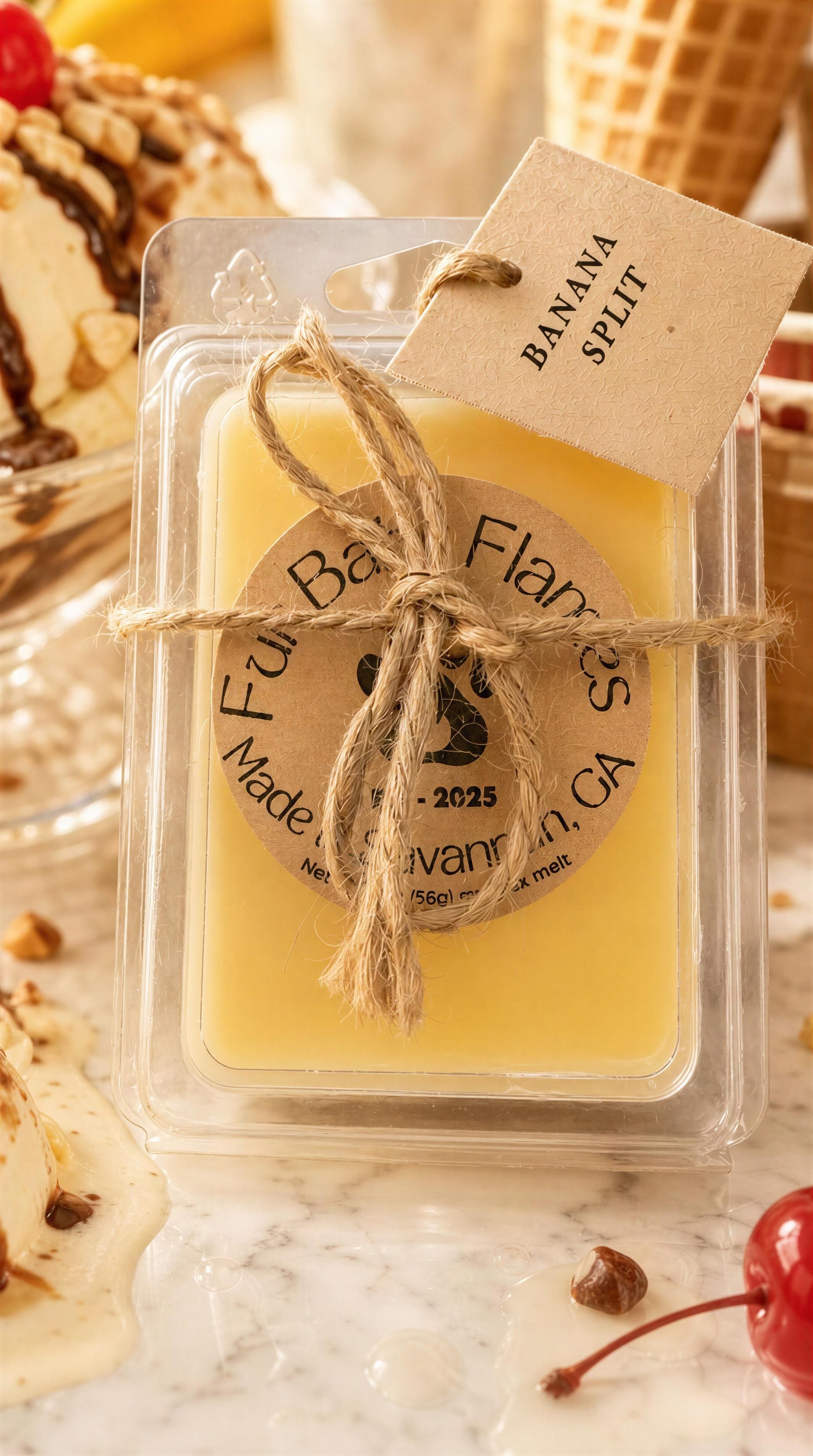 Banana Split Soy Wax Melts | 2 oz (6 Pieces)
