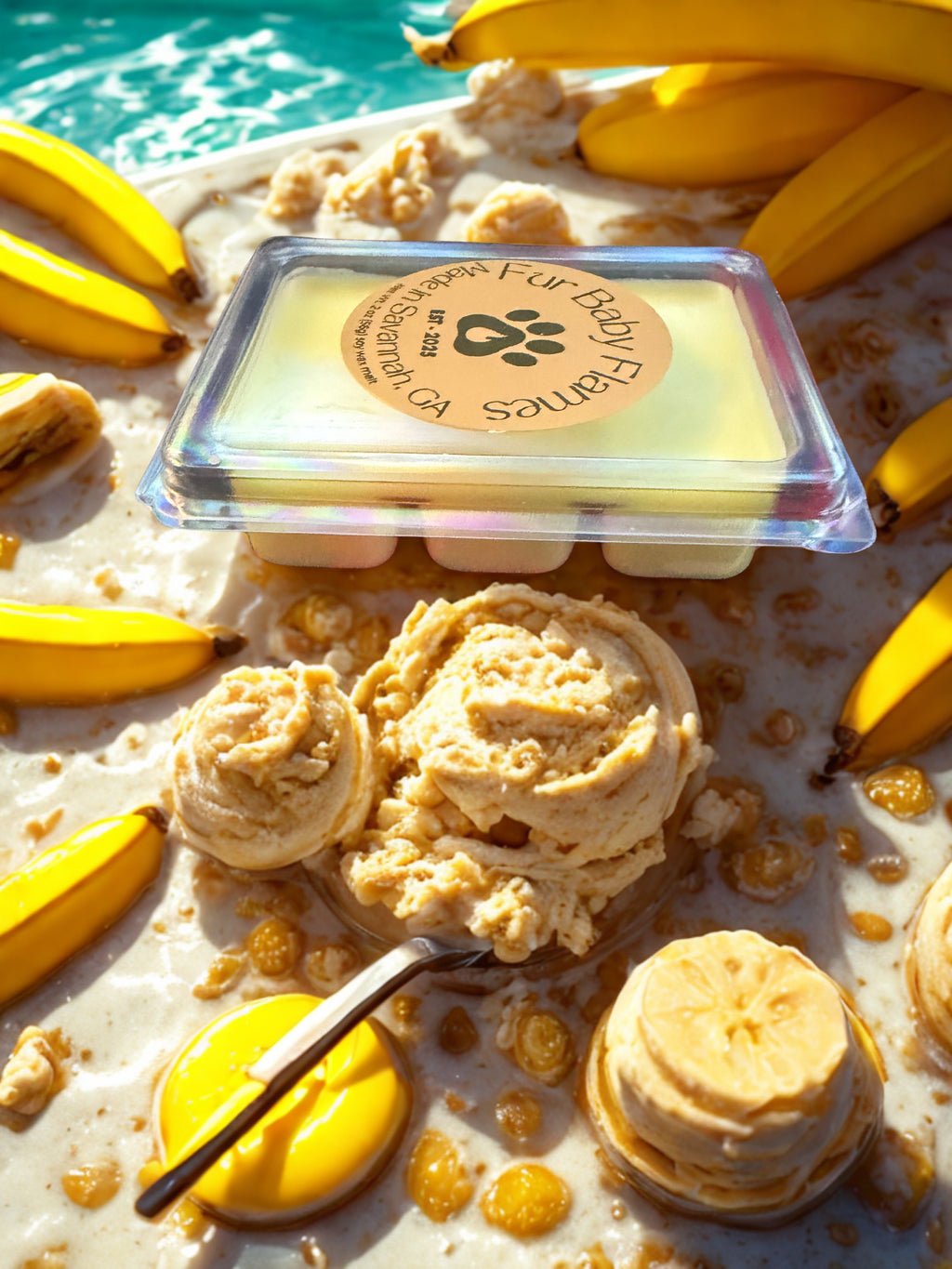 Banana Split Soy Wax Melts | 2 oz (6 Pieces)