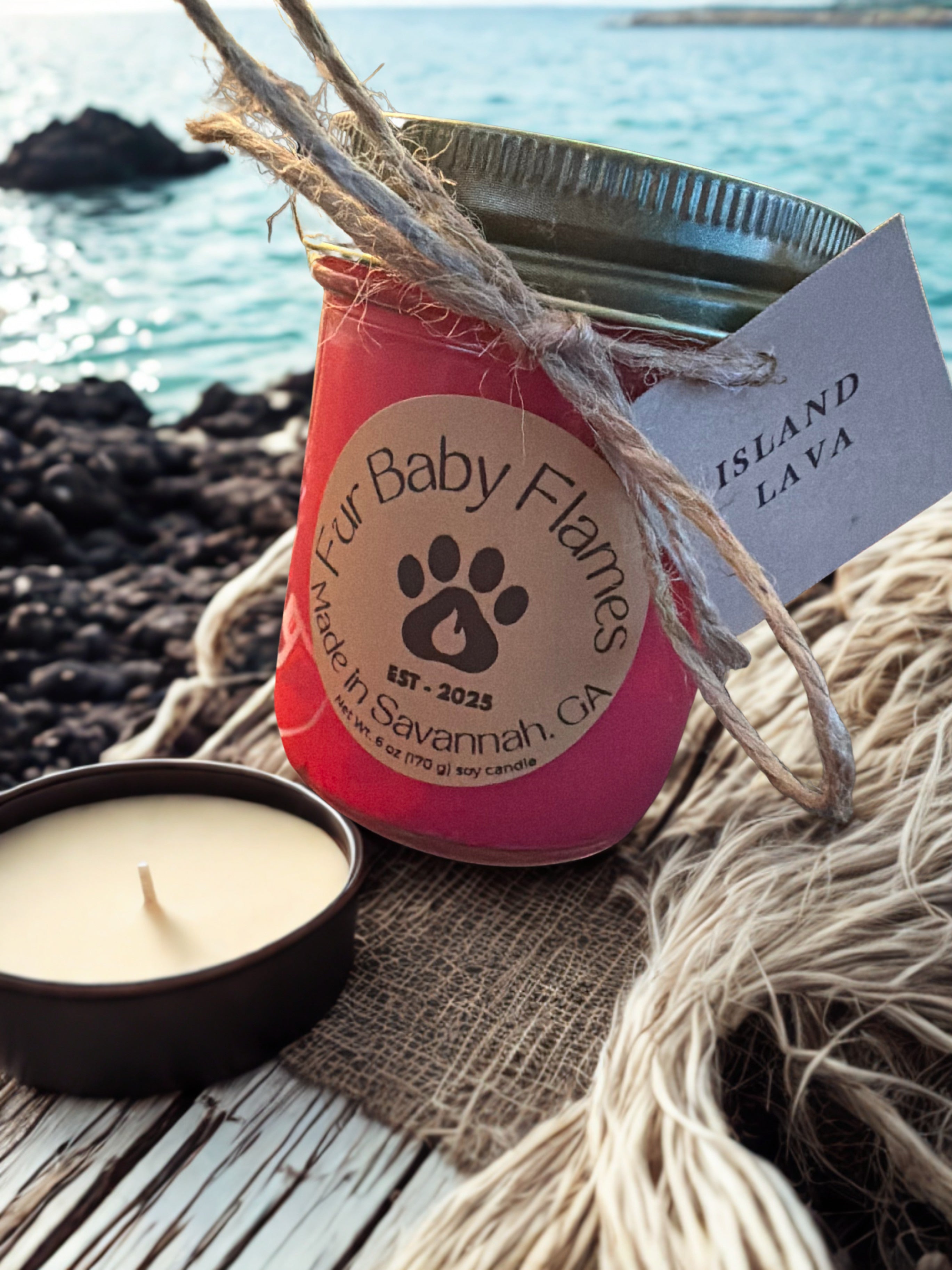 Island Volcano Handcrafted Soy Candle | 6 oz