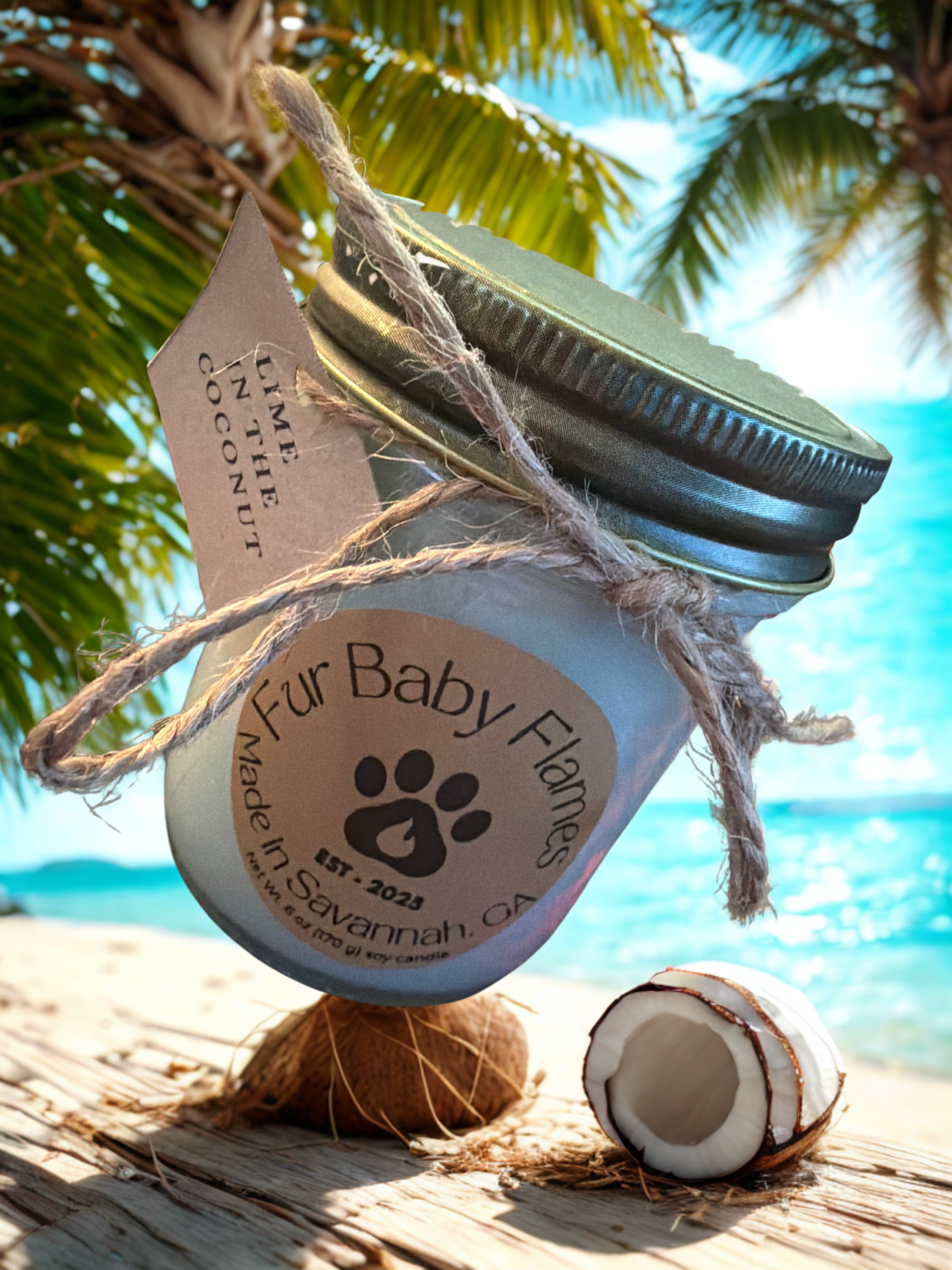 Lime in the Coconut Handcrafted Soy Candle | 6 oz