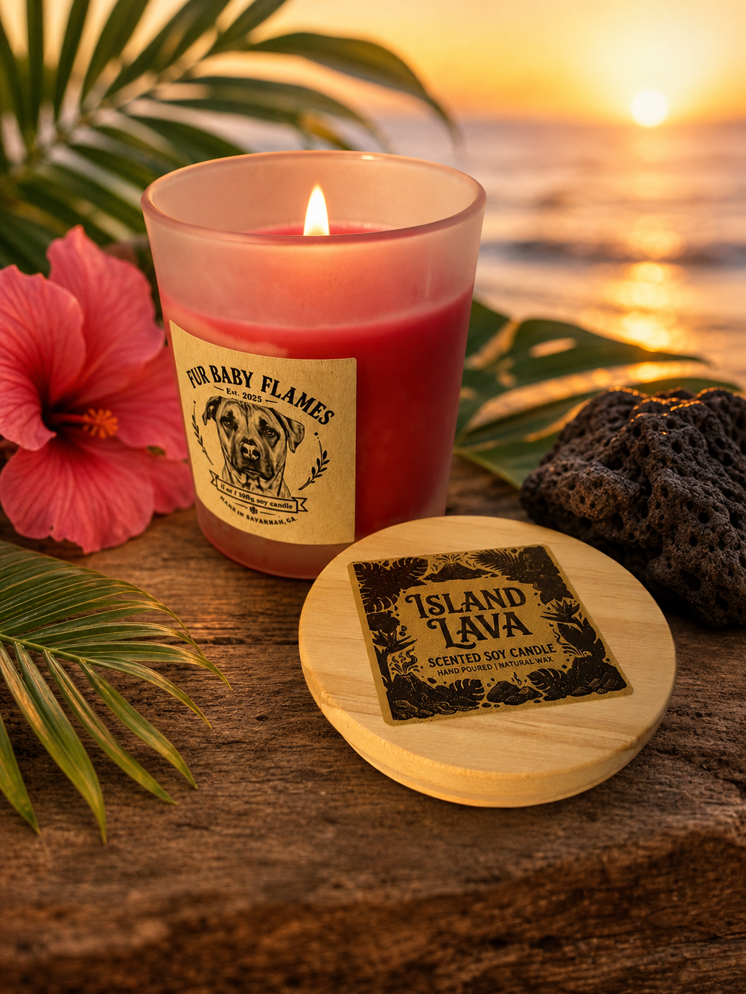 Island Lava Handcrafted Soy Candle | 7 oz (200g) or 8 oz (227g)