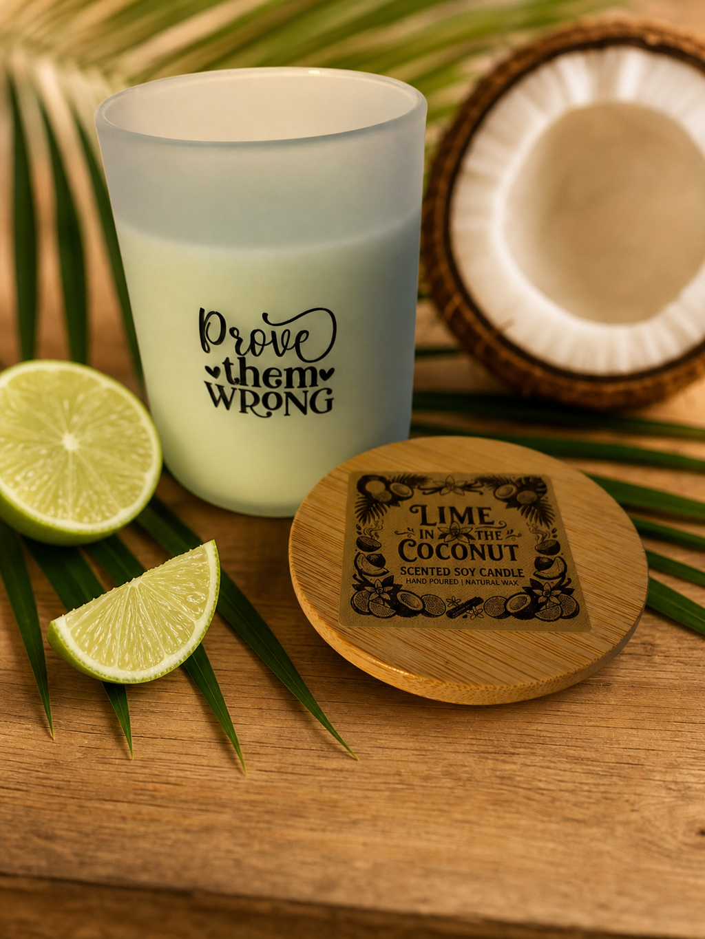 Lime in the Coconut Handcrafted Soy Candle | 7 oz (200g)