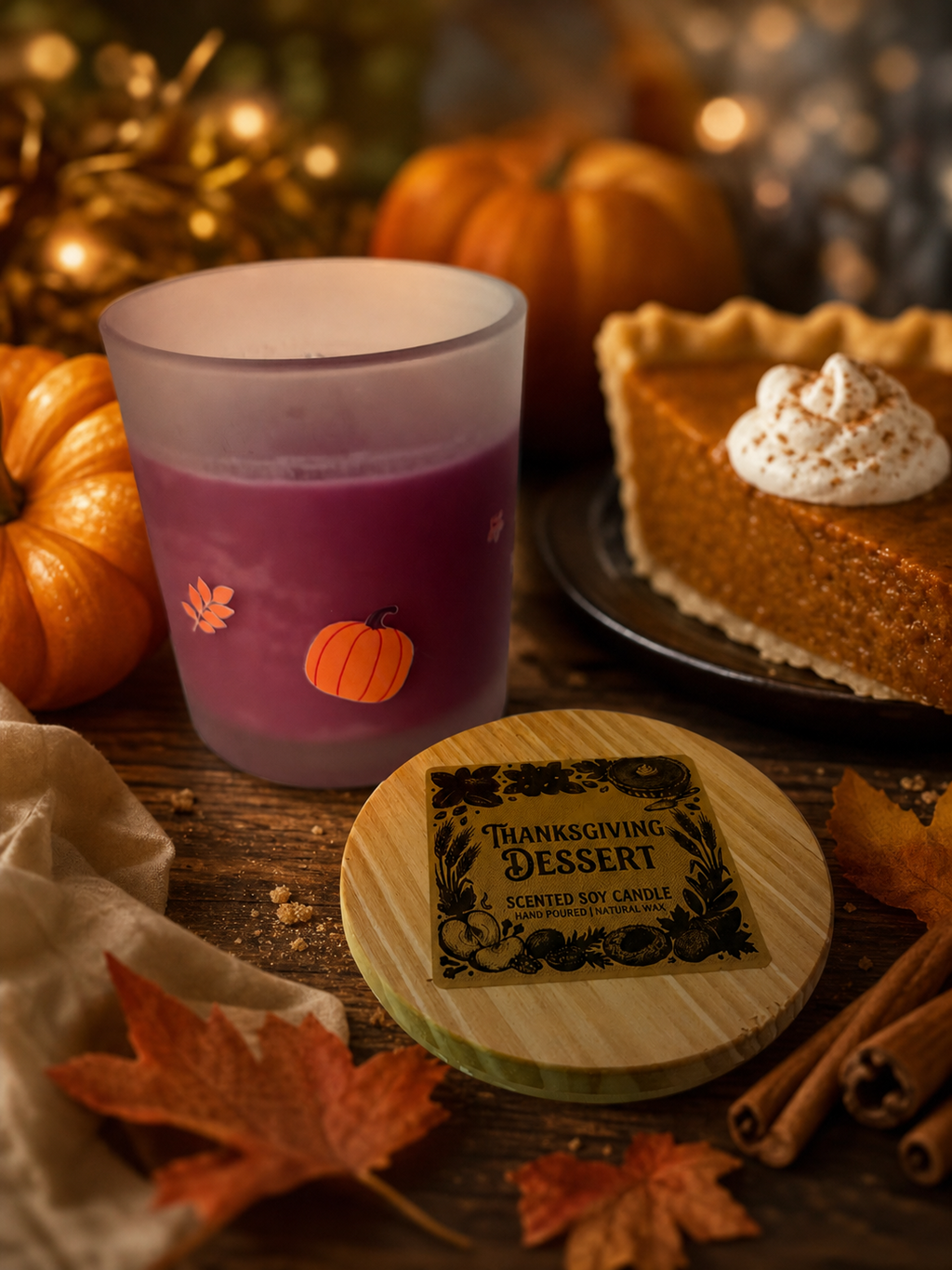 Thanksgiving Dessert Soy Candle | 7 oz (200g) or 8 oz (227g)