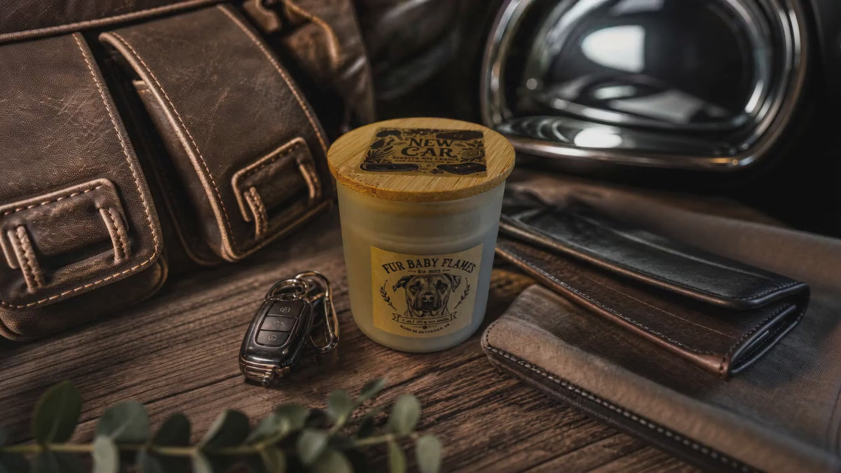 New Car Handcrafted Soy Candle | 8 oz (227g)