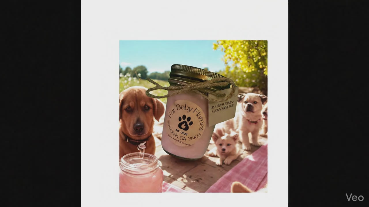 Raspberry Lemonade | 6 oz. (170 g) Soy Candle